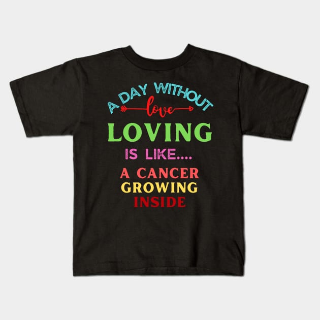 loving someone Kids T-Shirt by iconking1234